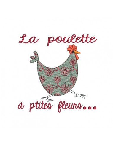 Motif De Broderie Poule