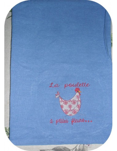 Motif De Broderie Poule