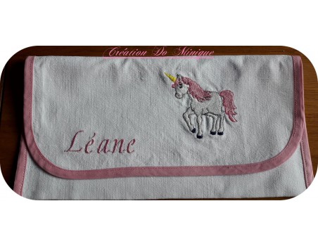 Motif de broderie Licorne