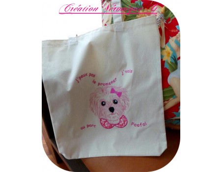 Instant download machine embroidery  Dog Staff