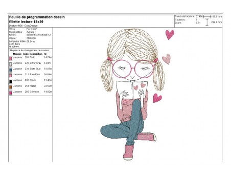 Instant download machine embroidery design girl yoga
