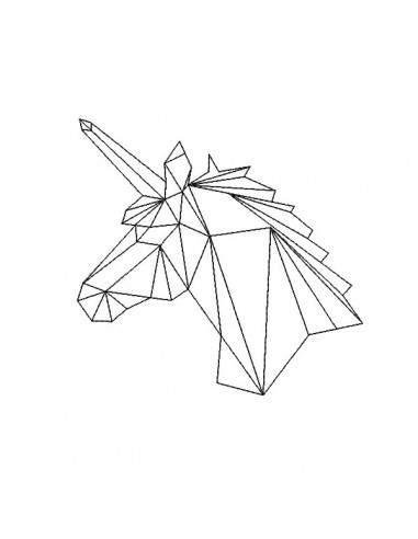 Instant download machine embroidery unicorn