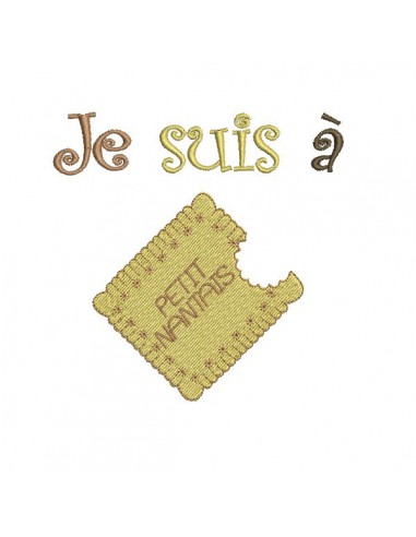 Instant download machine embroidery french biscuit