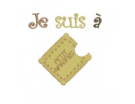 Instant download machine embroidery french biscuit