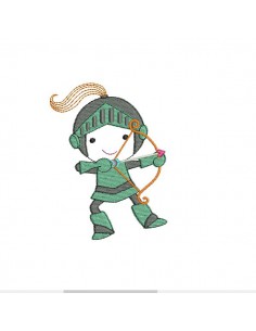 Embroidery design Knight's Dragon