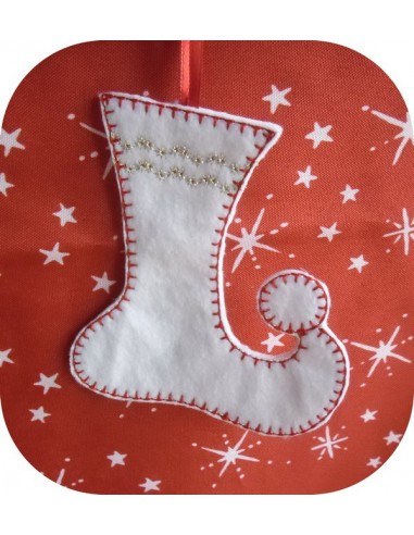 Motif de broderie machine botte de lutin  ITH