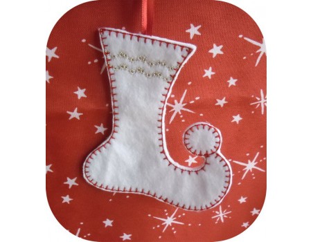 Motif de broderie machine botte de lutin  ITH