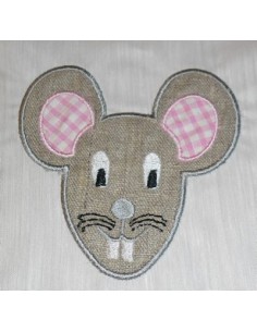 Motif de broderie souris
