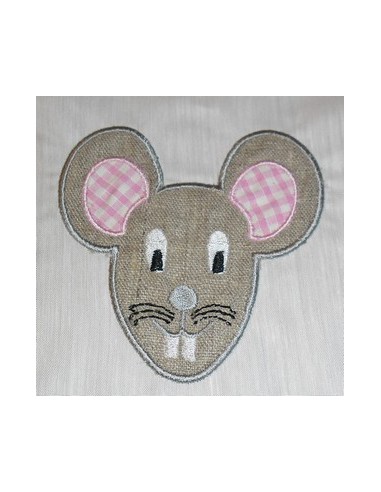 Motif de broderie souris