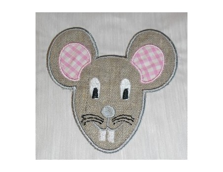 Motif de broderie souris