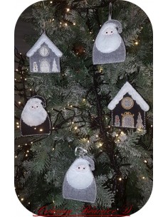 Motif de broderie machine père Noël ITH