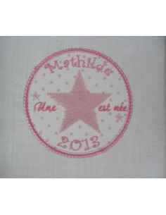 oeuf de pâques appliqué 10x10 cm