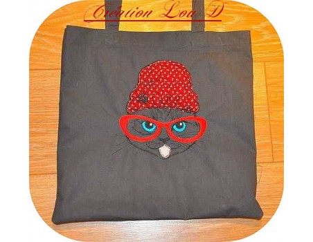 Instant download machine embroidery  cat