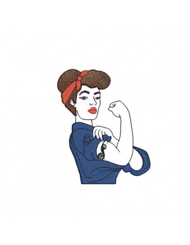 Instant download machine embroidery pin up