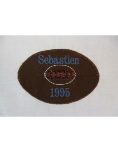 oeuf de pâques appliqué 10x10 cm