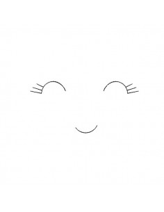 Motif de broderie machine visage nuage