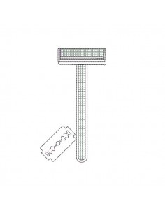 Motif de broderie machine Rasoir