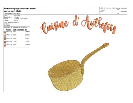 Instant download machine embroidery wooden spoon