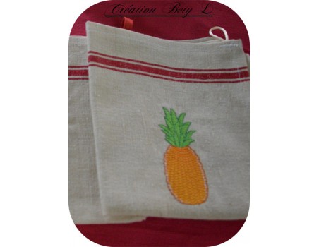 Motif de broderie machine ananas