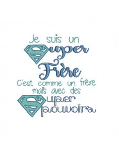 Embroidery design super coach