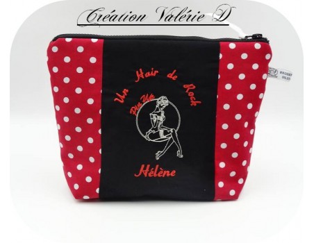 Motif de broderie machine pin up