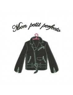 embroidery design black dress