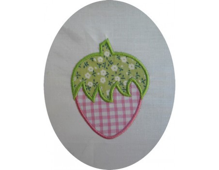 Motif de broderie Fraise