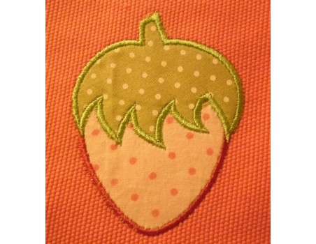 Motif de broderie Fraise