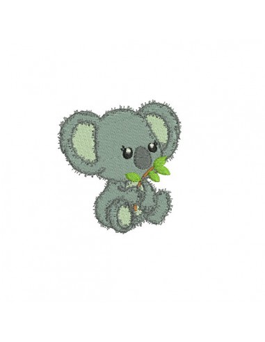 Motif de broderie machine koala