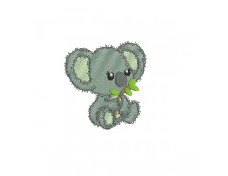 Motif de broderie machine koala