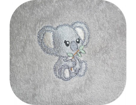 Embroidery design baby dinosaur