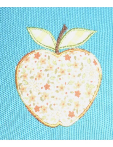 Motif de broderie la pomme