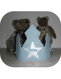embroidery design crown boy ITH