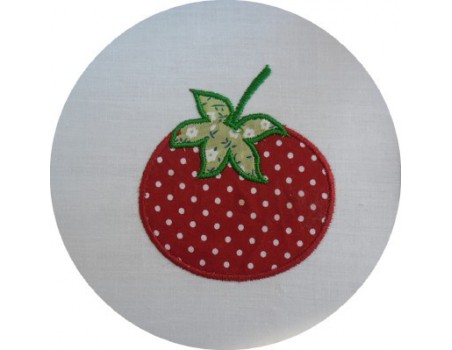 Motif de broderie la tomate