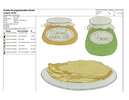 Instant download machine embroidery cider