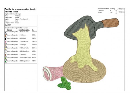 Instant download machine embroidery Cheese fondue