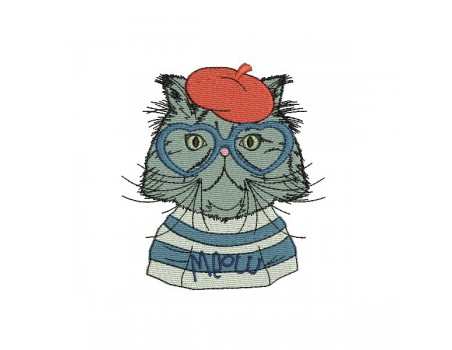 Instant download machine embroidery buccaneer  cat