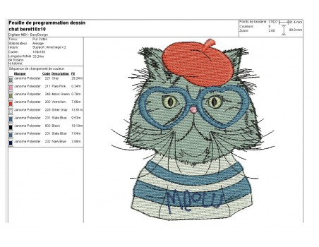 Instant download machine embroidery buccaneer  cat