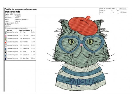 Instant download machine embroidery buccaneer  cat