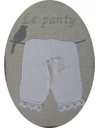 panty appliqué 2 formats