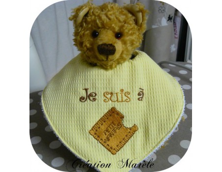 Instant download machine embroidery french biscuit