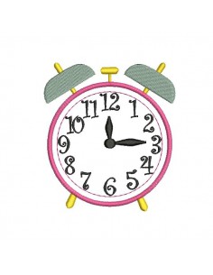 Instant download machine embroidery   timepiece