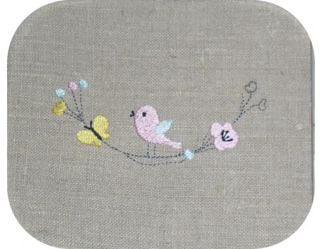 Embroidery design  spring frame