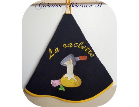 Instant download machine embroidery Cheese fondue