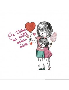 Instant download machine embroidery design mothers' Day