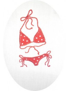 Motif de broderie bikini