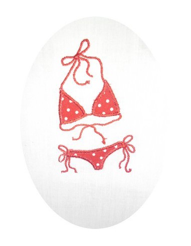 Motif de broderie bikini