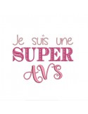 Embroidery design super avs