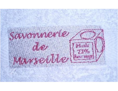 Motif de broderie Savonnerie