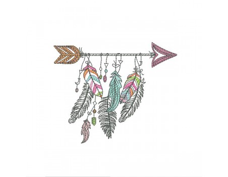 Embroidery design dream Catcher